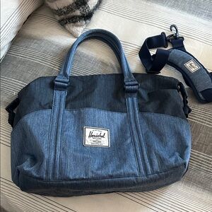 Herschel Supply Company NWOT Denim Blue Duffel Bag